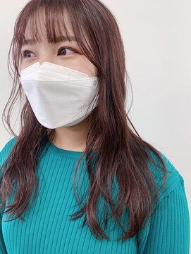 キー(kii) レイヤーカット  ブリーチなしカラー　福岡　天神　薬院　20代