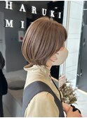丸みショートボブ