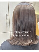 ヴァネッサ VANESSA ブリーチなしチョコレートグレージュイルミナカラー