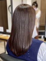 アトリエコア(Atelier Coa) 髪質改善トリートメントミルクティーベージュカラー縮毛矯正
