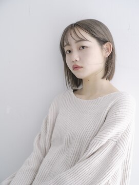 フェイバリットガーデン(favorite garden) 20代30代大人可愛いミルクティーベージュ大人ボブ