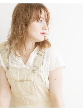 リンク(Link) 【Link】ミディアムレイヤー/ベージュ/透明感カラー/ミディアム