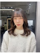 ロンドアヴァントゥス 池袋(Lond aventus)&nbsp;韓国レイヤー/韓国風/ボブ/髪質改善/黒髪/ブリーチなし〔池袋〕