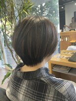 シェル 吉祥寺(shell) グレージュカラー/ボブウルフ/黒髪/ココアベージュ