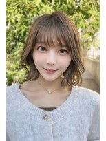 クーエフー(coo et fuu)&nbsp;レイヤーカット　オリーブベージュ　外ハネボブ藤沢