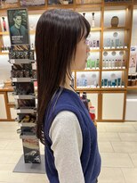 ピークアブー アヴェダ アトレ恵比寿(PEEK-A-BOO AVEDA) 大平彩 ぱつんとロングヘア 顔まわりレイヤー