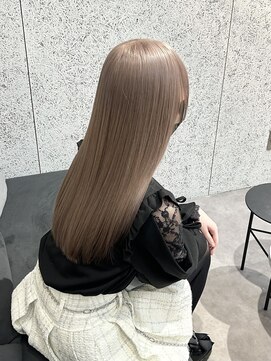 ローレン(Lolen.) ミルクティーグレージュ/似合わせカット/フェミニンロング