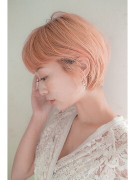 ソレイユトウキョウシブヤ(SOLEIL TOKYO shibuya) ショート小顔見え似合わせレイヤーカット丸みショート