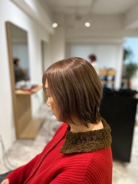 ソイクフ 四条大宮店(SOY-KUFU) イメチェン20代30代40代50代ミルクティーベージュ白髪染め