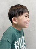 キッズカット/子供カット/男の子/メンズ/ブルーブラック140