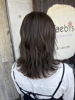 タエビスアリッサム(Taebis Alyssum) オリーブグレージュ×春夏レイヤーカット♪