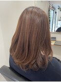 セミロングストレート