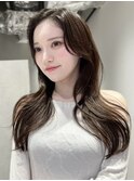 韓国ヘア/レイヤーカット/縮毛矯正/髪質改善/前髪顔まわりカット