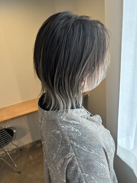 プール(POOL) ショートウルフ/ネオウルフ/ウルフカット/グレージュ