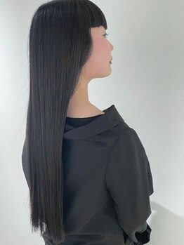 モッズ ヘア 二子玉川店(mod's hair)の写真/髪質やくせの強さを見極め、上質なストレートヘアを