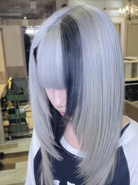 ゴリラビスケッツ(GORILLA BISCUITS) ポイントデザイン/ケアブリーチ/ダブルカラー/デザインカラー