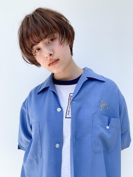 カナン(CANAAN) 70's マッシュショート ベージュカラー (原宿/表参道)