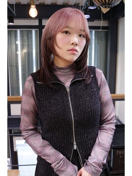 ステップボーンカットオオサカ(STEP BONE CUT OSAKA Via TICK-TOCK) 【ステップボーンカット】ピンクデザインカラー