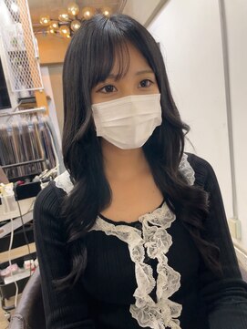 パーティパーティ ヘア(PARTYPARTY hair) 韓国風暗髪ロング