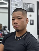 キングコング バーバーショップ バイ アルバレス(KING KONG BARBERSHOP by ALVAREZ)&nbsp;4.5ミリ坊主フェード［小手指/スキンフェード/所沢市/］