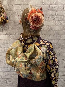 ミュー(m) 成人式/切りっぱなしボブ