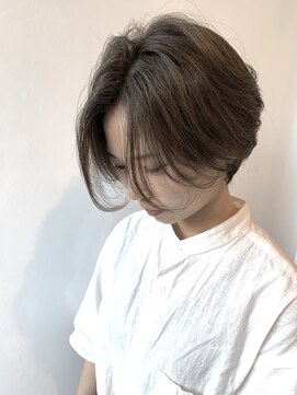 【ハンサムショート】×【アッシュブラウン】