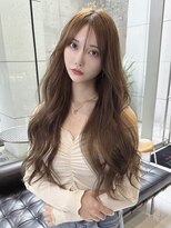 サンバレー(SUNVALLEY) ブリーチなし オリーブベージュ 透明感カラー レイヤーカット