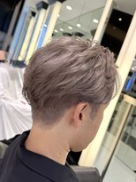 エアー 銀座タワー(AIR)&nbsp;メンズカット/ダブルカラー/ハイトーンカラー/ミルクティー