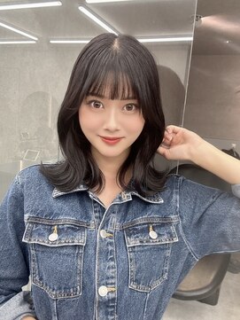 ロンド マーレ 天神大名店(Lond mare) 大人ガーリー/小顔/ミディアムレイヤーカット/似合わせカット