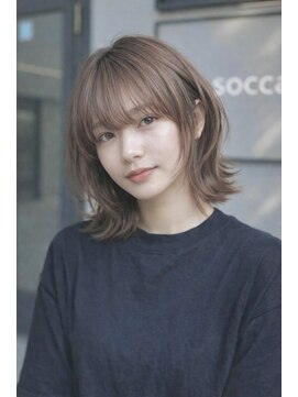 ソッカ(socca) 切りっぱなしミディアムウルフ