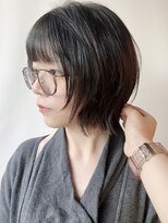 モリオフロムロンドン 原宿本店(morio from London) 【morio原宿】顔まわりレイヤーミディアムウルフ
