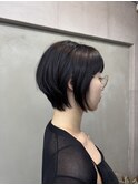 くびれヘア/暗めカラー/アプリコットオレンジ/縮毛矯正