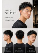 MEN's Baguz  MEN'Sカット/ MEN'Sパーマ/ MEN'Sカラー&nbsp;ショートヘアーメンズ骨格似合わせトレンドヘアスタイル清潔感