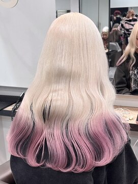 ベレーザ 川越(Beleza) ba18829_ピンクベージュハイトーンカラー透明感ワンホンヘア艶髪
