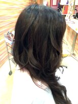 エクステンション スパイスガール(SPICE GIRL)&nbsp;地毛ショートボブから ストレートエクステ ゆるふわ巻き仕上げ