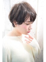 ラウンジ モリオ イケブクロ(Lounge MORIO Ikebukuro) 【morio池袋】くせっ毛を活かした耳かけ黒髪ショート