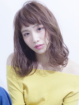 メノン 茨木店(Menon) イルミナカラー/ヘルシーレイヤー　無造作カールデジタルパーマ