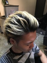 バーバー スタジオ ラフテル(Barber Studio RAFTEL)&nbsp;金髪オールバック！！