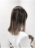 mowen×バレイヤージュ×艶カラー
