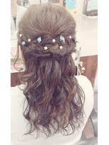 ヘアー クリエイション アミー あびこ店(Hair Creation ami) ハーフアップ