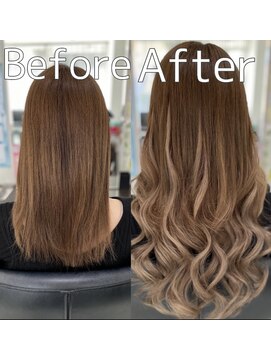 サファイア(SAPPHIRE) #大人ヘア#ハイトーン#ロング#プルエクステ#浜松美容院