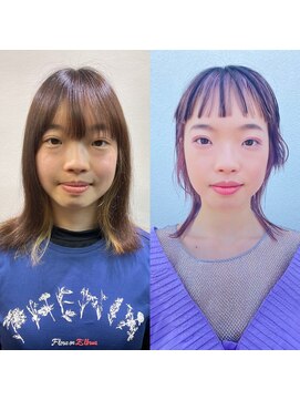 コレット ヘアー 大通(Colette hair) ◆before&after◆レイヤー×デザインカラー