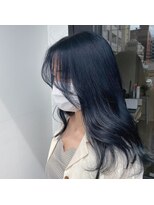 ヘアスタジオ アルス 御池店(hair Studio A.R.S)&nbsp;大人っぽブルーブラック #くすみブルー