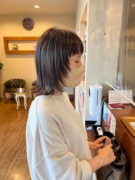 マール(marl) 【marl.】透明感ウルフカット @30代40代50代/鈴鹿