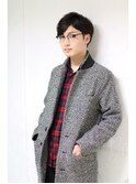 黒髪メンズツーブロック