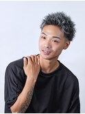 【スパイキーショート×スキンフェード】アップバング