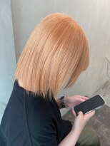 エス 天満店(esu) KR27オレンジブロンド/オレンジベージュ/暖色系カラー/wカラー