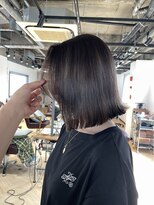 ラフィネ 成増店(raffine)&nbsp;【 raffine 池田 】ぷつっとボブ×ハイライト【成増美容室】