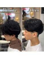 アッシュ 桜木町店(Ash)&nbsp;横浜”曲がる縮毛矯正ニュアンスメンズ縮毛矯正