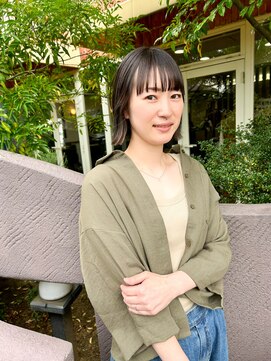 トップヘアー 玉島店(TOP HAIR) 《TOPHAIR 玉島店/ ベリー》ワイドバング×インナーボブ